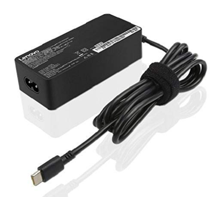 Lenovo 65W AC Adapter/Charger with Power Cord for Select Models of Lenovo (Type-C Pin) GX20P92532