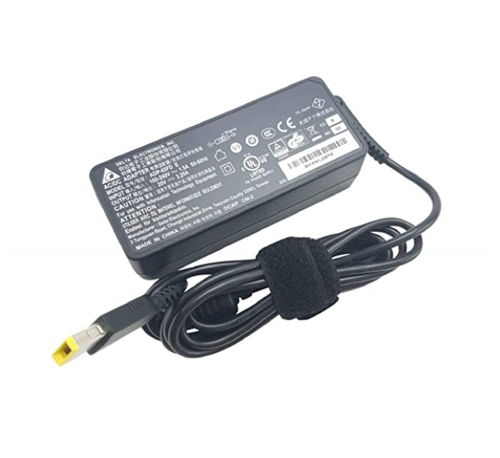 Lenovo 65W USB Slim Tip Rectangular pin Laptop Adapter (888015000/GX21G06613)