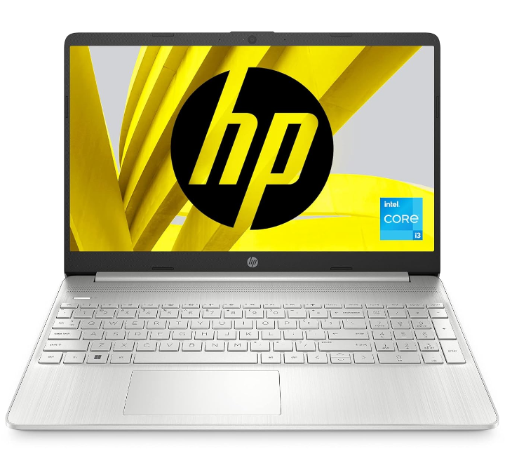 HP 15s 12th Gen Intel Core i3-1215U 15.6inch (39.6 cm) FHD Anti-Glare, 8GB RAM, 512GB SSD, Intel UHD Graphics, Dual Speakers, (Win 11 Home, MSO 2021, Silver, 1.69 kg), 15s-fq5185TU